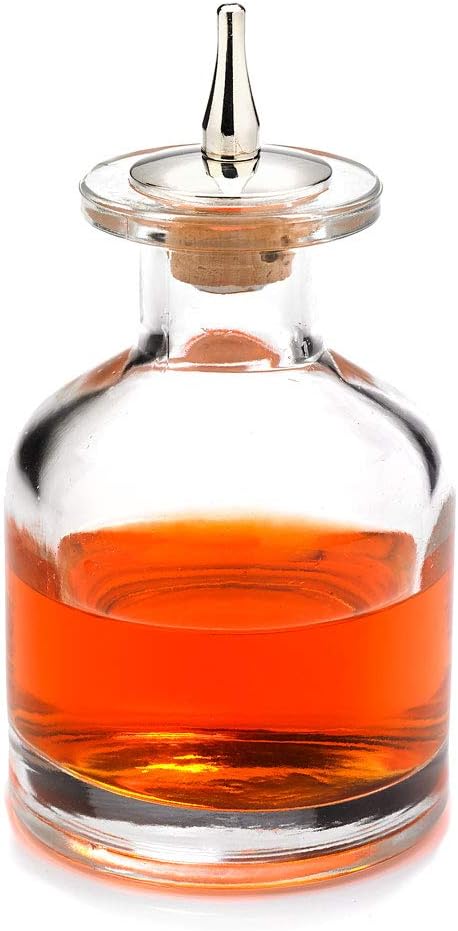 Barfly M37129 Bitters Bottle - 4.4 oz Glass for Cocktail Mixing