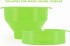 Silicone Popcorn Bowl, Microwave Silicone Hot Air Popcorn Popper Bowl with Handle Lid for Home