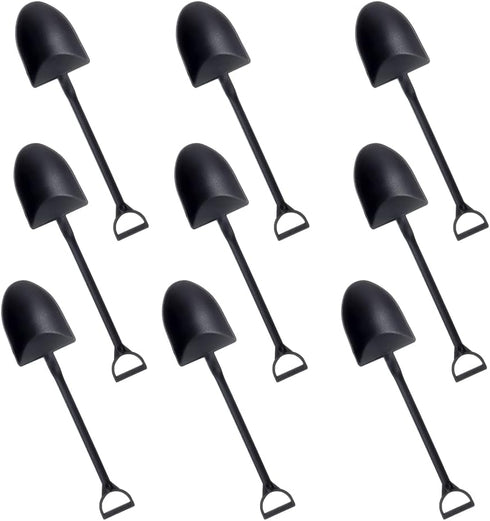 100 Pcs Mini Plastic Ice Cream Spoons, Shovel Shape Dessert Spoons for Potted Cake