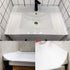 39 inch Water Barrier for Sink, Silicone Rubber Kitchen Splash Guard, Bendable Corner Dam for Countertop