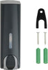 Shampoo and Conditioner Dispenser, No Drill Wall Mounted Shower Dispenser, Black, Single Chamber, 350ml