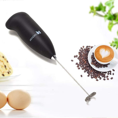 Durable Handheld Drink Mixer - Electric Milk Frother and Egg Mixer
