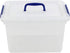Wekioger Versatile Storage Organizer Plastic Bins with Lid, 12 Quart Latching Box, Set of 1