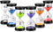 EMDMAK Colorful Sand Timer, Hourglass Sandglass Timer, 1/3/5/10/15/30 mins, Pack of 6 for Games, Classroom, Home Office