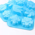 homEdge 6-Cavity Silicone Flower Mold, Set of 3PCS, Non-Stick Tulip Daisy for Candy Chocolate Jelly