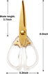 ARCHIKING 8.0 inch Kitchen Shears Scissors - Stainless Steel Utility Scissors for Meat and Poultry, Dishwasher Safe