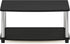 2-Tier 13191AMSS Furinno Turn-N-Tube No Tools Elevated TV Stand, Stainless Steel Tubes, Americano/Chrome