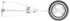 Restaurantware Met Lux 3 Ounce Gelato Scoop - Ambidextrous Ice Cream Scoop with Built-In Blade, Stainless Steel