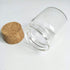 3pcs Small Glass Bottles Vials Jars 50ml with Cork Stopper Storage Bottle, 47x50mm (1.85x1.96inch)