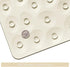 Beige Non-Slip Bathtub Mat with Strong Suction Cups by OTHWAY