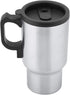 Stainless Steel Heating Cup, 12V 450mL Electric Car Heating Coffee Milk Cup, Compact Electric Car Lighter Kettle Boiler