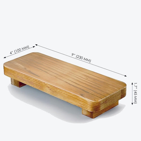 Purearth counter, Counter, 9 4 Inches) Wood Risers for Desk Organizer, Tray For Bathroom, Riser for kitchen Wood Stand