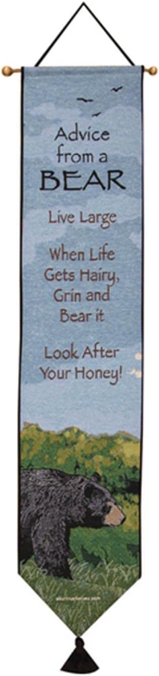 Manual Woodworkers & Weavers Bell Pull, Your True Nature, Advice from a Bear