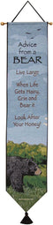 Manual Woodworkers & Weavers Bell Pull, Your True Nature, Advice from a Bear