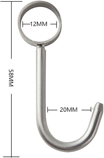 304 Stainless Steel Kitchen Rail Hooks Hangers (Wall Mounted Rod Hook)