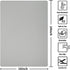 Silicone Mats for Kitchen Counter Thicker Extra Large Heat Resistant Mats Countertop Protector Liners for Bottom of Oven Air Fryer Coffee Maker, 24" x 16" x 2 mm, Grey by InfiOne