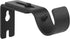 Heavy Duty Adjustable Curtain Rod Brackets, Rod Holders for 1 Inch Rod, Black Color, (Set of 4)
