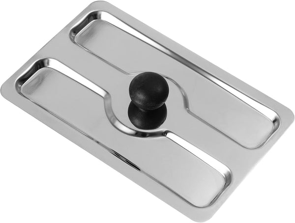 Stainless Steel Toaster Lid, 2 Slice Toaster Cover, Bread Maker Appliance Top Cover, Sandwich Machine Accessories