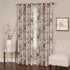ACHIM Lined Blackout Grommet Window Curtain Panels - 50 Inch Width, 63 Inch Length, Tranquil (Tan)
