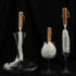 Lily's Home Decanter Cleaning Brush Set, 3 Brushes with Bamboo Handles for Hard to Reach Glassware