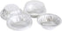 KitchenDance Disposable Aluminum Mini Tart Pans with Lid, 3 Inches Round, Pack of 100