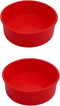 2pcs 6 Inch Silicone Cake Pan for Baking, Non-Stick Round Molds for Cheesecake, Chocolate Cake, Brownie