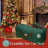 HOLIDAY SPIRIT Christmas Tree Storage Bag - Heavy-Duty Tree Bag with Durable Reinforced Handles & Zipper, Waterproof Storage Bag Protects from Moisture & Dust (Fits a 7.5FT Tree, Green) by HOLIDAY SPIRIT