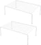JBESUHI Set of 2 Large (16.1 x 10.2 Inch) Cabinet Storage Shelf Rack,