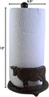 Cow Kitchen Decor 13 Inch Cast Iron Cow Paper Towel Holder