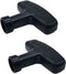 ZLKSKER 2 pcs Gasoline Engine Starter Handle Grip, Recoil Starter Pull Handle for Lawn Mower and Chainsaw