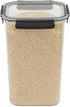Home Basics 169 oz. Large Food Storage Container with Airtight Lid, Clear Design