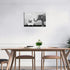 Piy Painting Elephant Bathroom Decor Wall Art, Funny Canvas Prints of Mother and Child Playing Water in Bath Crock
