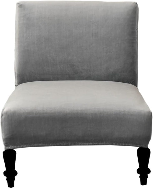 Eco-Ancheng Armless Chair Slipcover - Removable, Washable, Printed Covers for Living &