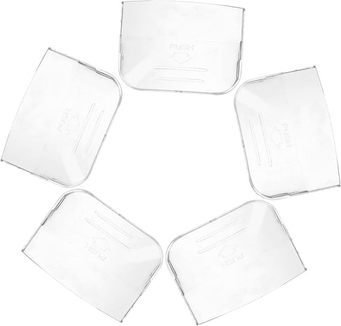DOITOOL 5pcs Clear Drinking Glasses, Plastic Water Box for Rice Cooker, Condensation Collector Supplies