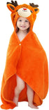 Arkwida Wearable Blanket Hoodie for Kids Toddlers Hooded Towels Soft Cozy Wearable Throw