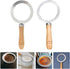Cabilock 2Pcs Milk Cup Rim Stainless Steel Baking Cup Ring Milk Cup Rim Cover Milk Tea Coffee Cup Rim Gasket Tool