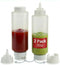 Squeeze Condiment Bottles - Squeeze Condiment Bottles for Sauces Commercial Grade Plastic