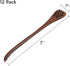 12 Pack 7'' Cididu Wood Honey Dipper, Honey Spoon Sticks, Honey Mixing Stirrers for Tea Coffee, Honey Comb Sticks