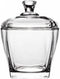 123Arts Glass Sugar Bowl, Candy Jar Storage Jar with Lid for Kitchen Counter
