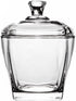 123Arts Glass Sugar Bowl, Candy Jar Storage Jar with Lid for Kitchen Counter