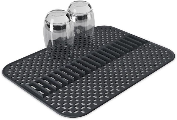 Umbra Sling Kitchen Accessory, Large Sink Mat in Charcoal