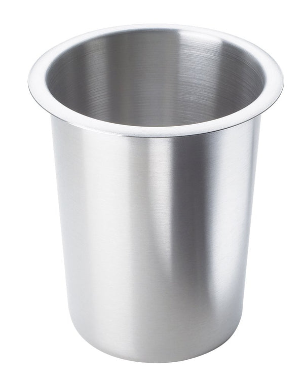 Cal-Mil 4 1/2-inch Stainless Steel Flatware Cylinder, 1017-SOLID