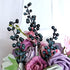 OrgMemory (20 12" Artificial Berry, Fake Burgundy Berry, pcs, Each), Artificial Berries Stems for Xmas Tree Wreath