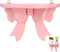 DOITOOL Wooden Floating Shelf Wall Mounted, Nordic Style Butterfly Semicircle Storage Shelf