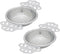 HIC Kitchen Premium Perforated English Tea Strainer, Japanese Stainless Steel Loose Tea Infuser, Set of 2