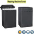 Portable Washing Machine Cover, Top Load Washer Dryer Dustproof Waterproof Protection Case Cover (S-21D20W33H)
