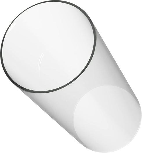 Hurricane Candle Holder - Bottomless Open Ended Cylindrical Glass Lamp Shade - 3" x 4"