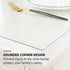 14 24 Inch,1.5mm Warmstar Clear Table Cover Protector x Thick Plastic Table Cover Rectangle,PVC Clear Table
