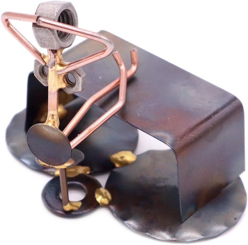 Boss Lady Collectible Handmade Metal Art Figurine - Desk Accessories, Trophy, Boss Gift, Office D cor