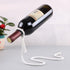 YMTengFei Magic Rope Wine Rack, Creative Metal Chain Suspension Floating Illusion Wine Rack Bottle,Magic Novelty Single